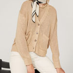 Ralph Lauren Polo by Linen Lightweight Tan Cardigan Sweater Size XXL Photo 0