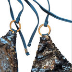 Beach Bunny  Sirens Song Sequin‎ Bikini Top Photo 3
