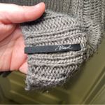 Diesel  Grey Knit Elbow Sleeve Button Front Sweater size XS Photo 6