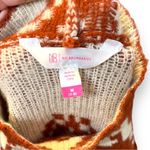 No Boundaries  mock neck super soft women’s sweater fun print brick color size m Photo 3