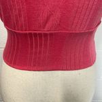 Better Be  Coral Cropped Puff Sleeve Wrap Shirt Photo 6