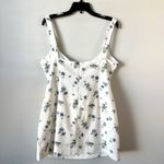 Bardot  Cello Ring Detail Floral Mini Dress White Blue 12 Photo 7