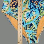 Aerie SM Tropical Terry Halter Cut Out One Piece Floral Hawaiian Beach Vacation Photo 10