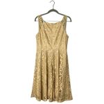 Dressystar Womens Golden Sleeveless Laced V Photo 1