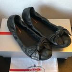 Prada Nappa Sport Nero Bow Ballet Flats Photo 2