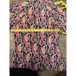 ZARA  Women Bodycon Dress Retro Mini psychedelic Hippie Y2K festival Size Small Photo 7