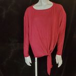 Caslon  Red Tie Knot Long Sleeve Top (XS) Photo 1
