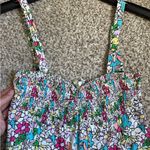 S/W/F Lush Dress Colorful Floral Midi Dress Spring Wedding Guest Formal Large Photo 5