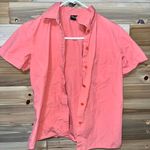 Style & Co Orange Button Up Shirt Photo 0