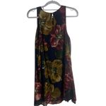 Abercrombie & Fitch Abercrombie Fitch Women’s Size Small Dark Floral Tank Dress Chiffon Garden Party Photo 1