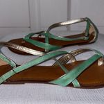Merona Mint and Gold Women's Sandals Photo 0