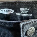 Old Navy 🖤🖤🖤BOGOHO 🖤🖤🖤 Black Rockstar Style Distressed Jeans Photo 3