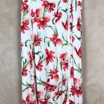 JM Collection White Floral Crinkled Midi Skirt NEW Size XL Photo 7