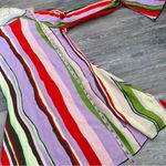 Free People Arthur skins flared tunic multi color striped women’s size 8 Photo 3