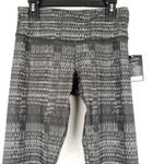 Onzie FLOW Black & White Striped Leggings Size XS Photo 6