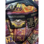 Harley Davidson Sleeveless Shirt License Plate Graphic Womens Medium Vintage Photo 2