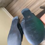 DKNY Black Leather Slippers/ Flat Slide -In Photo 9