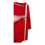 J.Crew Vibrant Orange 3/4 Sleeve Dress,Size 8,97%Wool,3%Spandex Photo 4