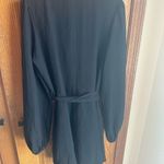 In The Style Balloon Sleeve Button Down Mini Dress Jac Jossa Black Tall Sz 10 New Photo 5