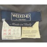 Weekend by MaxMara grey nylon Mini Skirt Size S Made in ItAly Gray Photo 5