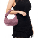 Olga Berg Polly Crystal Clutch Shoulder Bag, Pink, NWT Pink Photo 0