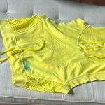 Adidas by Stella McCartney Neon Yellow Sleeveless Mesh Hoodie Size Medium Photo 3
