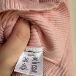Brandy Melville  Pink Ribbed Sweater Photo 3