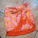 Dress Forum  Floral Orange and Pink Skirt Photo 0