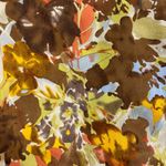 Vtg Think Tank Womens Silk Suede Wrap Skirt Belted Brown Earthy Retro Artsy Sz 8 Photo 6