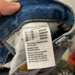 American Eagle Mom Jean High Rise Distressed Busted Knee Womens Size 00 Photo 5