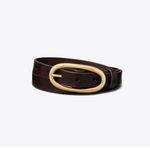 Tory Burch  Large Pierced Buckle Belt Photo 1