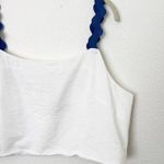 [PrettyGarden] White Blue Matching Set Crop Tank Maxi Skirt Summer NWOT Size XXL Photo 8