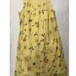 Women’s Floral Pastel Dress 18w Cottagecore Prairie Sleeveless Fairycore Maxi Yellow Photo 3