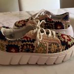 Free People Catch Me If You Can Crochet Tennis Sneakers Shoes Photo 4