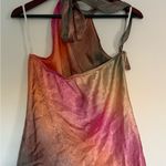 Y2K ombré satin halter Top Pink Photo 3