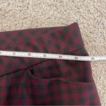 J.‎ Jill Pants Women’s Size Med Red Plaid Ponte Slim Leg Business Office Black Photo 8