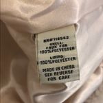 Jou Jou Cream Teddy Jacket Size Large Long Sleeve Collared snaps Closure Lined Photo 5