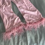 Sleeper + Net Sustain Feather-trimmed Crepe De Chine Pajama Set Photo 7