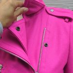 Gap  Wool Moto Jacket | Pink Moto Jacket Photo 12