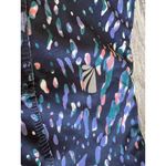 Marika‎ Activewear Capri Leggings Crop Pants Small Vented Navy Blue Athletic Photo 8