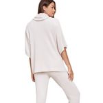 Barefoot Dreams CozyChic Ultra Lite Poncho Women's L/XL Cowl Neck Sand Dune Photo 1