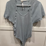 Free People Slate Blue Bodysuit Photo 0