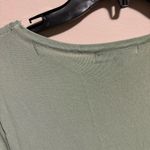 Beulah  Knot T-Shirt Dress Green- One Size Photo 2