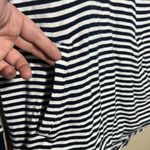 J.Crew Navy White Cowl Neck Pullover | Small Photo 3