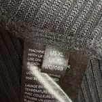 Free People Dress Womens X Large Black Ribbed Asymmetrical Hem Long Sleeve Photo 6