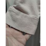 Lands' End  Women's Size Large Pink Cotton Lace Front Overlay 3/4 Sleeves Top Photo 3