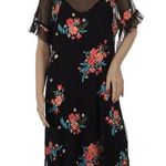 Superfoxx  Floral Embroidered Sheath Dress Large NWT Photo 0