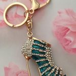 Turquoise Stiletto Keychain Blue Photo 1