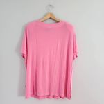 Citiknits Vintage Pink Beaded Star Cocktail Short Sleeve Top XL Photo 1