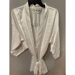 Jonquil 'The Bride' White Satin Embroidered Robe Photo 4